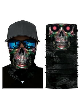 Balaclava Bandana Full Function Face COVER M*sk Skull Tube Scarf Biker Ski Snood
